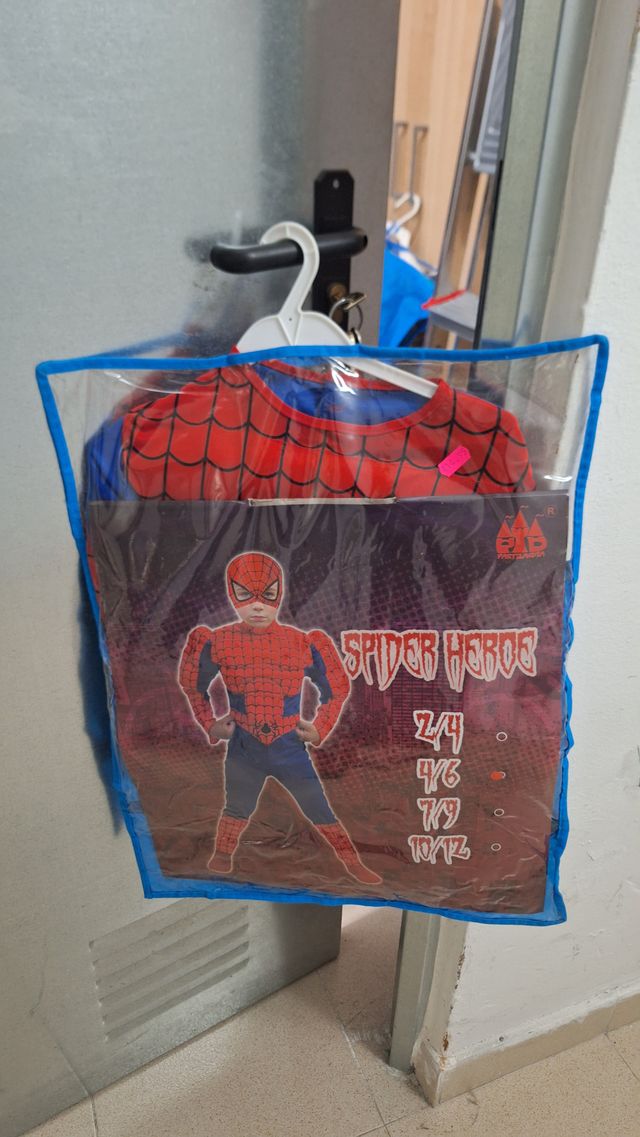 Disfraz spideman 4-6 años