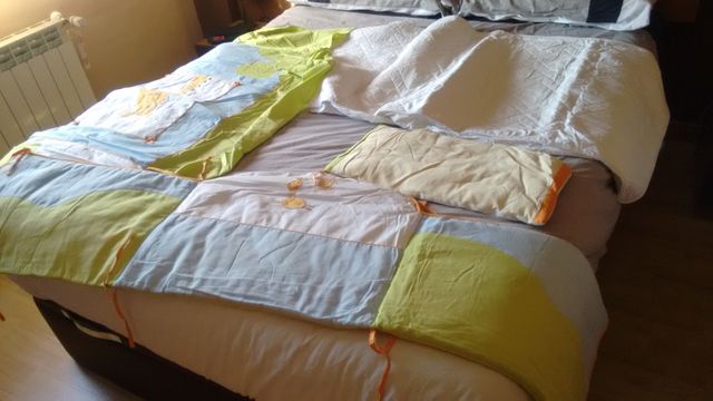 Protector de cuna con edredon para cuna de 60*120