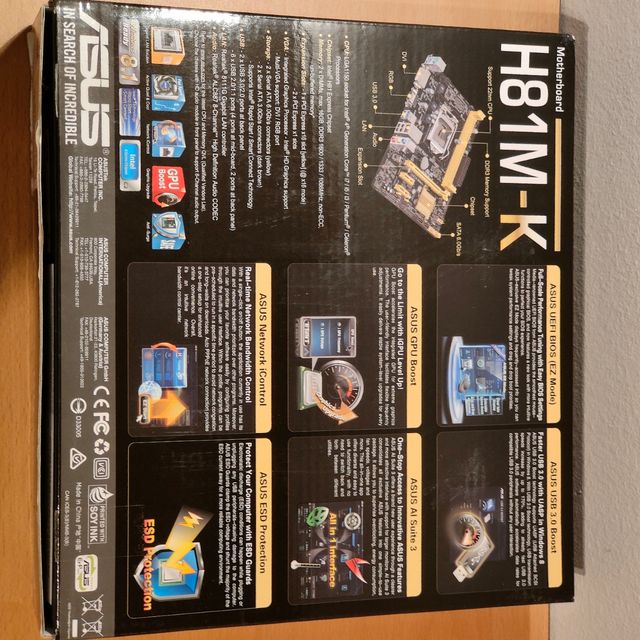 Asus H81M-K Placa base