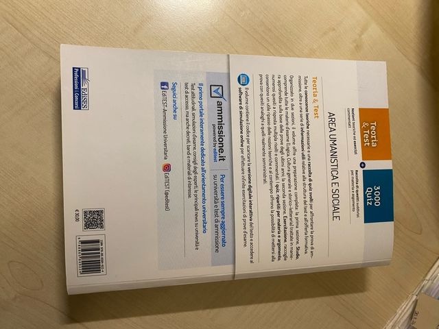 Editest. Area Umanistica. Teoria-esercizi