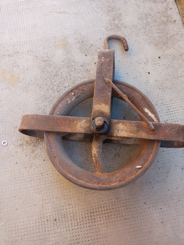 Polea carrucha o garrucha