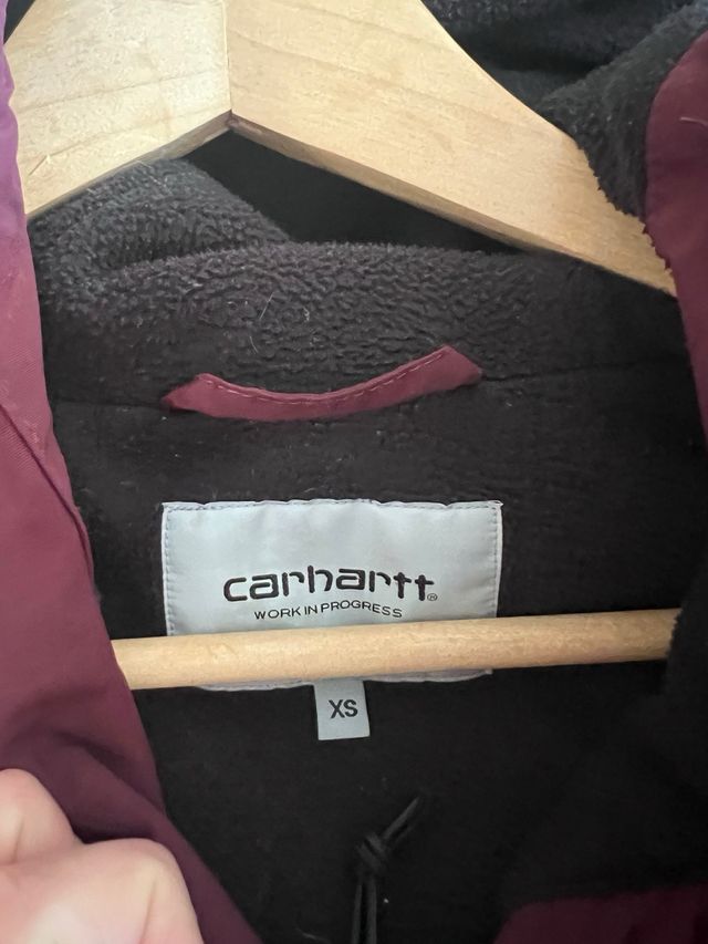 Carhartt canguro granate abrigo XS