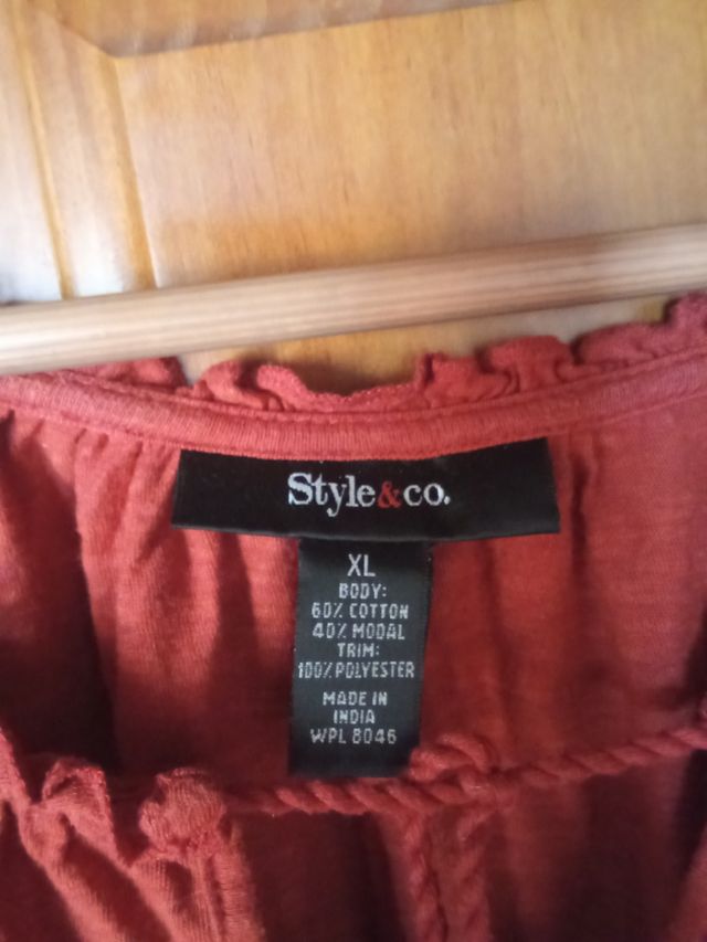 Túnica naranja hippie XL style co