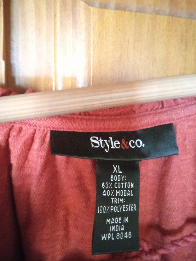 Túnica naranja hippie XL style co