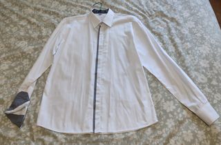 Traje hombre gris Zara+ camisa y corbata