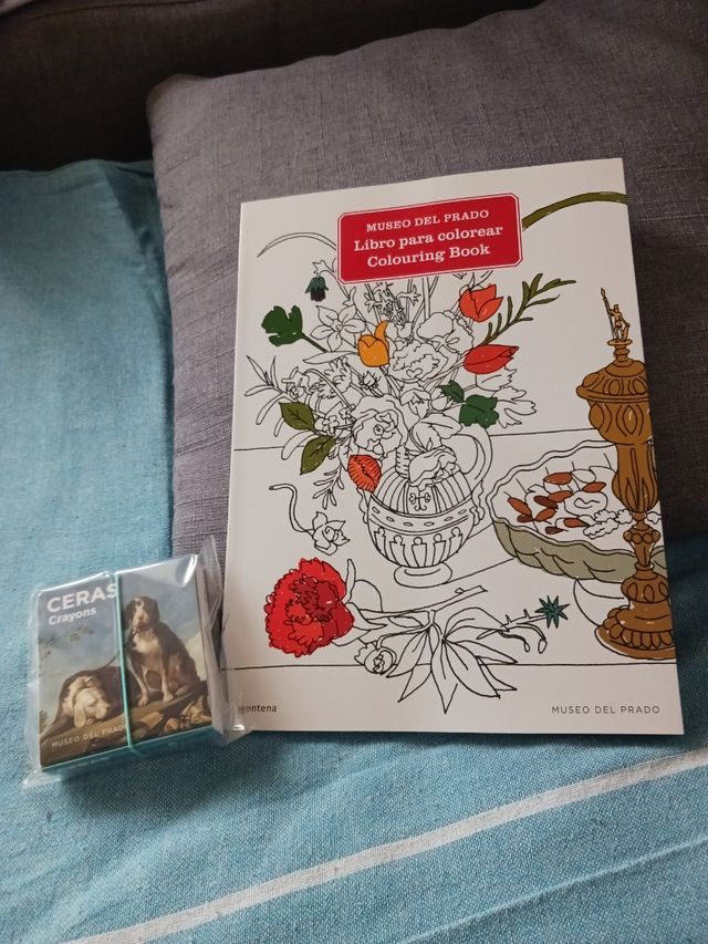 Cuaderno para colorear Museo del prado 