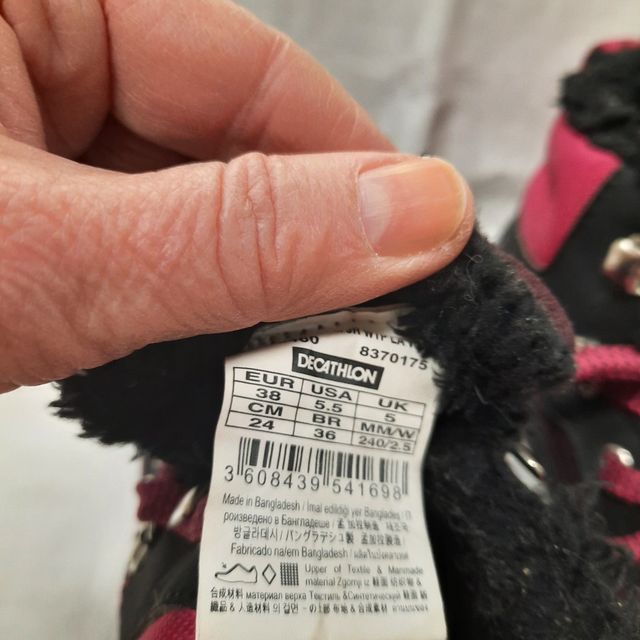 Scarponcini invernali Decathlon 38