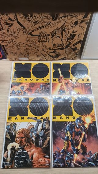 Lote cómics Britannia XO Manowar Blooshot