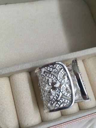 Anillo plata ajustable
