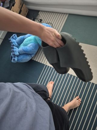 Yeezy slides nuevas Black Onyx