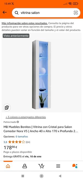 Vitrina salon