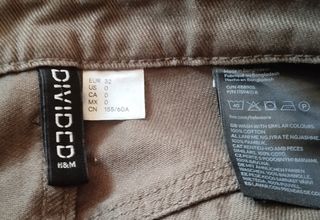Pantalón de chica cargo verde militar HM 