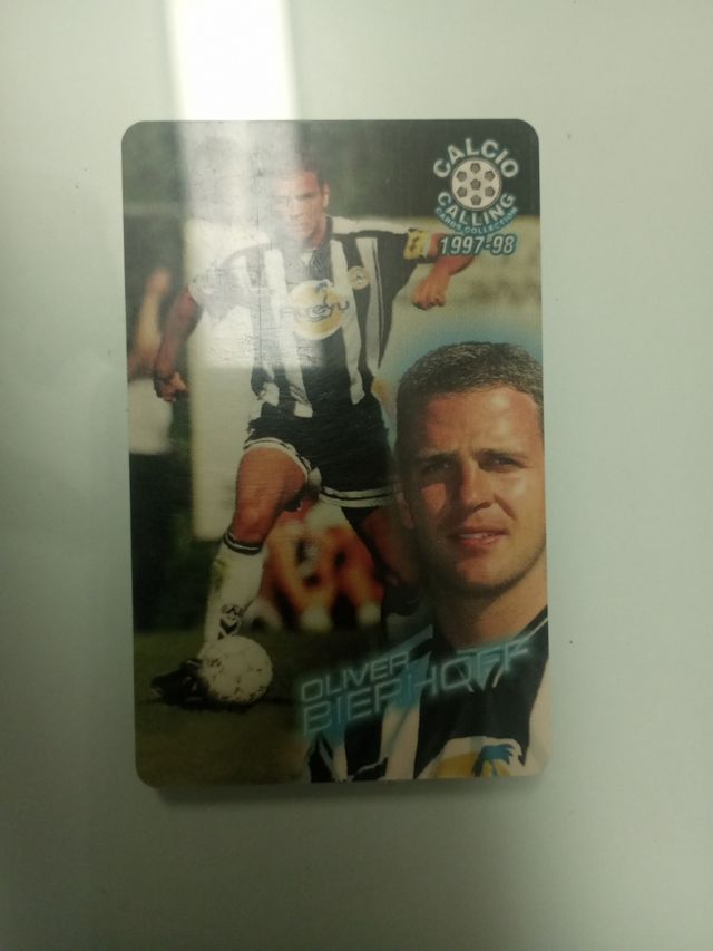 Scheda telefonica calcio calling card 97/98 Panini