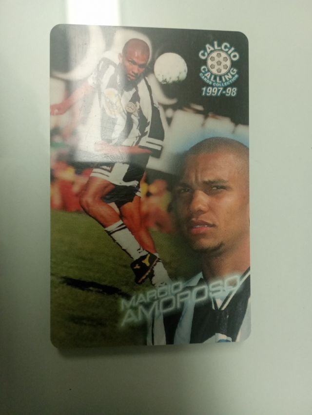 Scheda telefonica calcio calling card 97/98 Panini