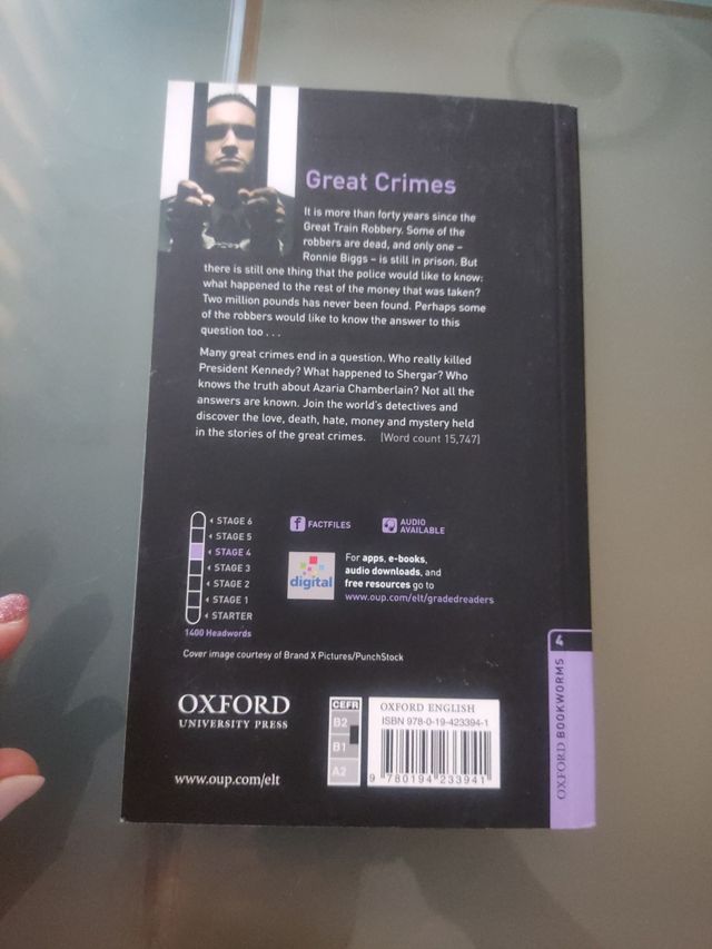 Oxford Bookworms Factfiles: Great Crimes: Level 4: 1400-Word Vocabulary (Oxford Bookworms Library Factfiles: Stage 4)