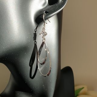 Bonitos pendientes acero a estrenar