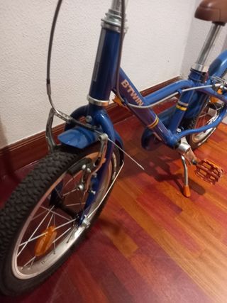Bicicleta niño 4-6 años aluminio azul