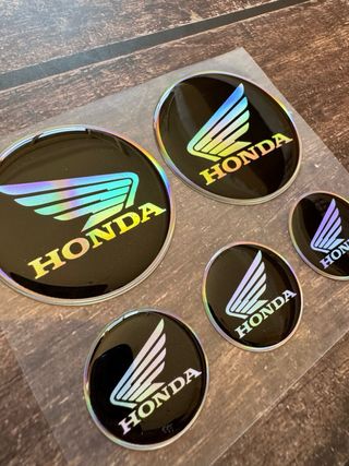 EMBLEMAS HONDA MOTO CARENADO DEPOSITO CBR PCX XR