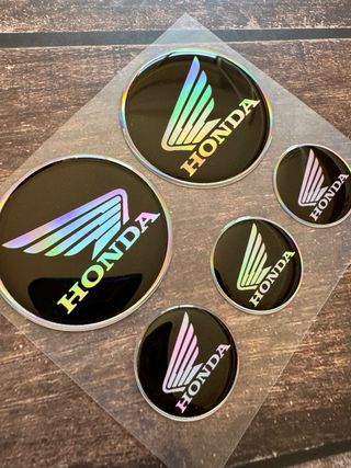 EMBLEMAS HONDA MOTO CARENADO DEPOSITO CBR PCX XR
