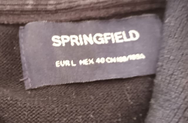 Jersey hombre Springfield talla L azul