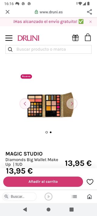 Estuche maquillaje MagicStudio con regalo