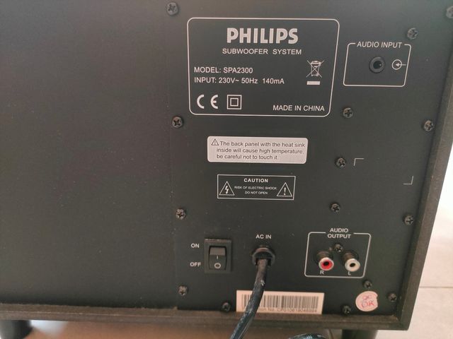 Altavoces 2.1 PHILIPS