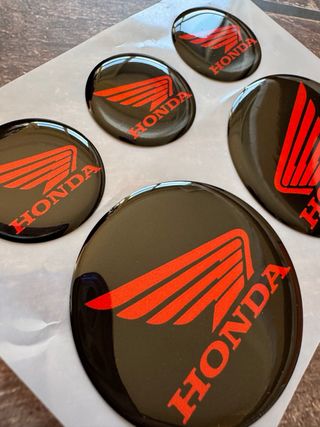 EMBLEMAS PEGATINA HONDA MOTO CARENADO PCX XR CBR