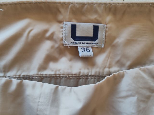 Mini falda tipo acolchada Adolfo Domínguez color c