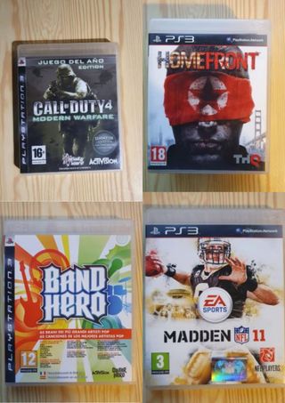 Paquete de juegos de PS3