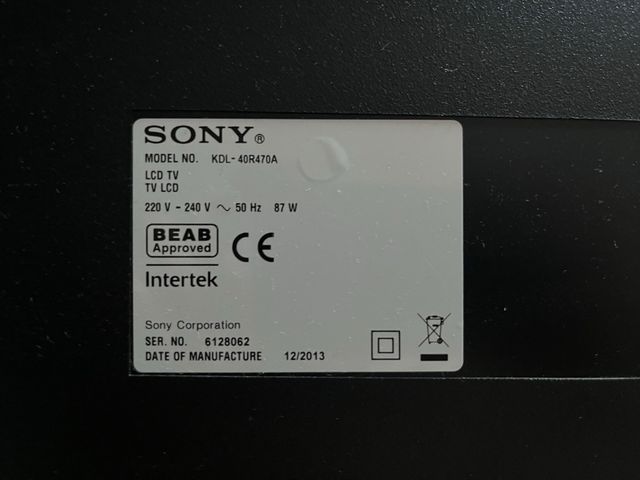 Television Sony 40”