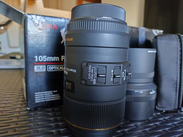 Objetivo Sigma 105 F2.8 EX DG Macro OS para Canon