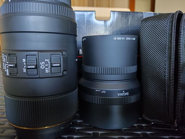 Objetivo Sigma 105 F2.8 EX DG Macro OS para Canon