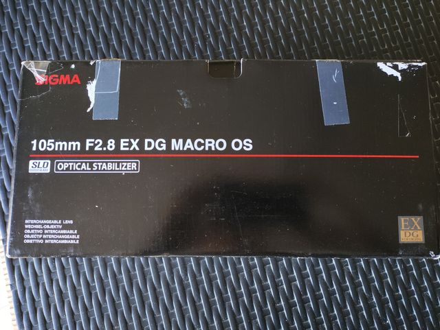 Objetivo Sigma 105 F2.8 EX DG Macro OS para Canon