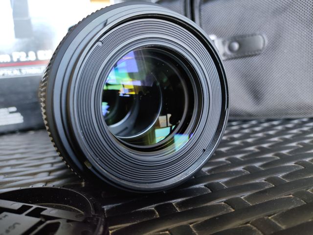 Objetivo Sigma 105 F2.8 EX DG Macro OS para Canon