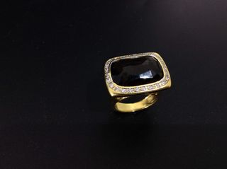 anillo oro 18k con piedra
