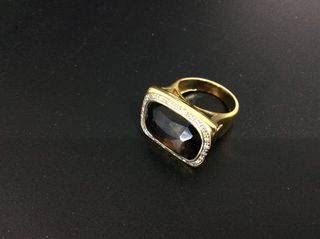 anillo oro 18k con piedra