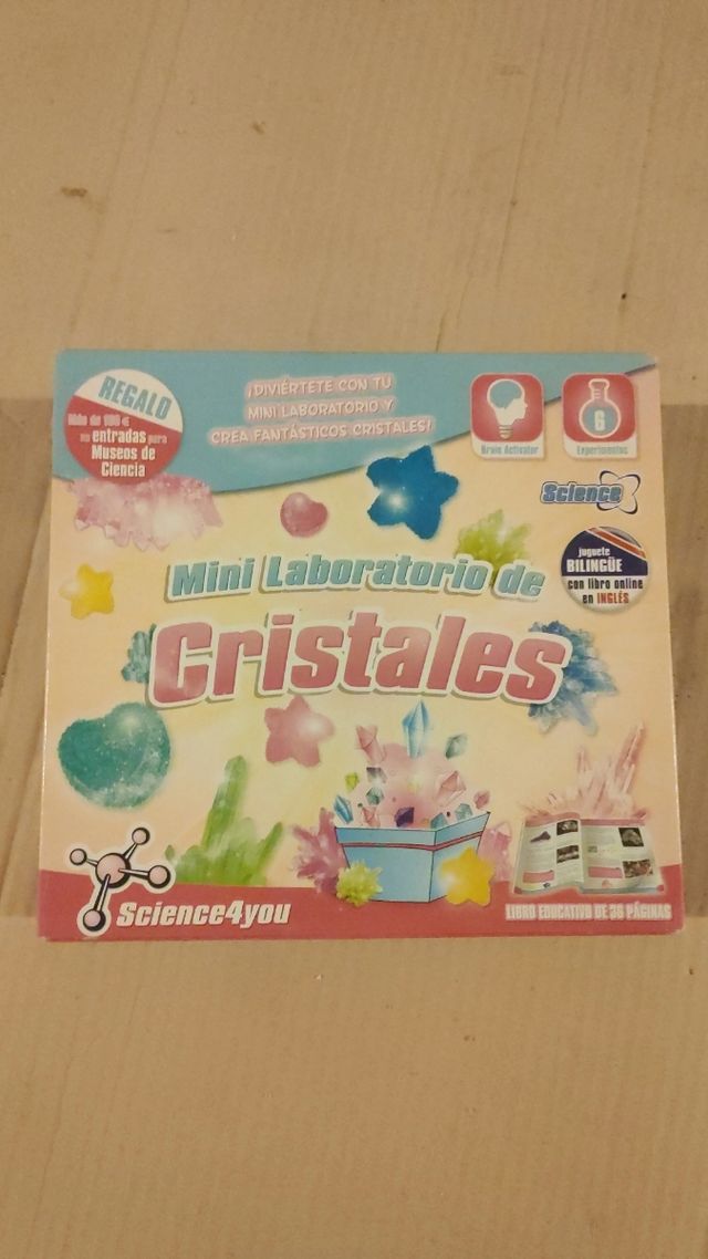 Mini laboratorio de cristales