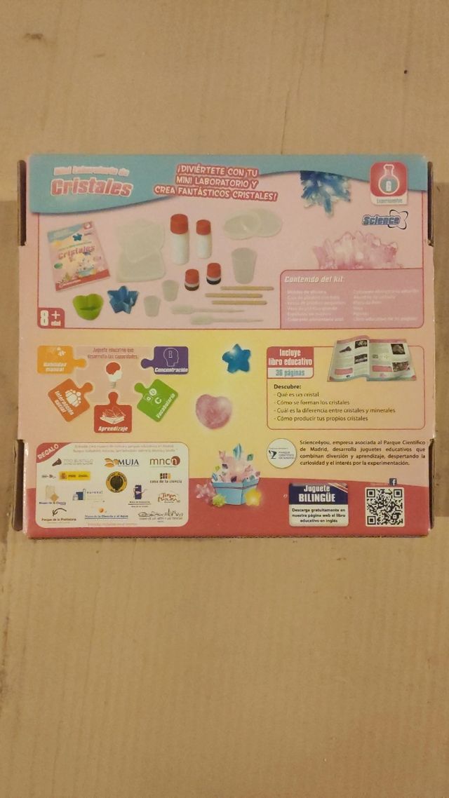 Mini laboratorio de cristales