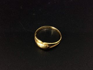 anillo oro 18k con circonita