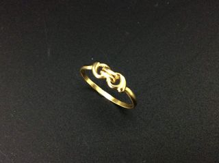 anillo oro 18k con circonita