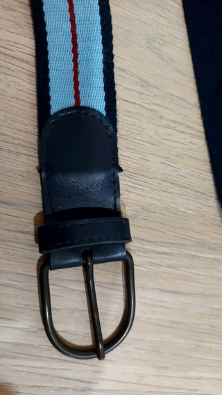 Cintura uomo blu e rossa