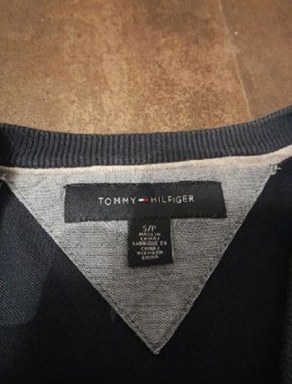 Maglioncino cotone rombi Tommy Hilfiger