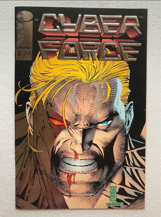 Cyberforce 4. Foil Cover Mark Silvestri Image USA