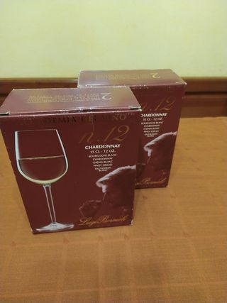 Bicchieri degustazione Chardonnay 