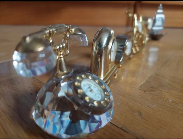 Relojes miniatura cristal
