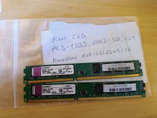 2GB RAM PC3 Kingston