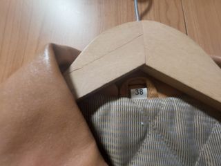 Chaqueta piel camel T.38