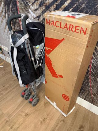 Silla paseo Carrito Maclaren Quest Negra/Plata