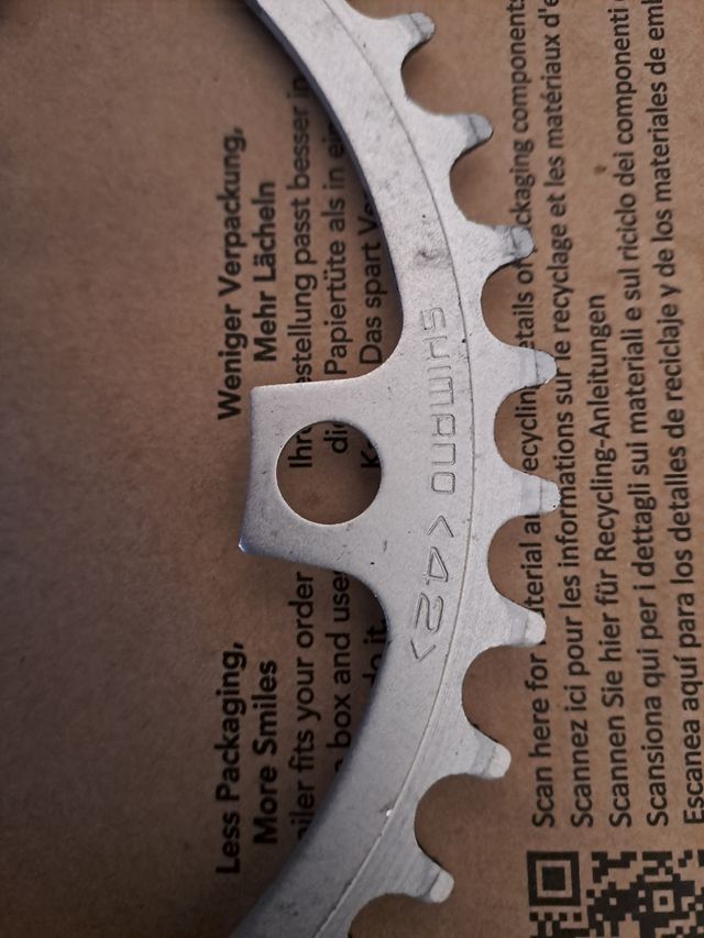 Plato Shimano 600 ultraligero alu 8v