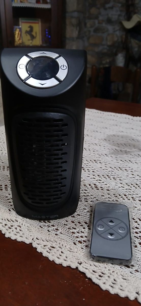 Stufetta elettrica 350 W con telecomando